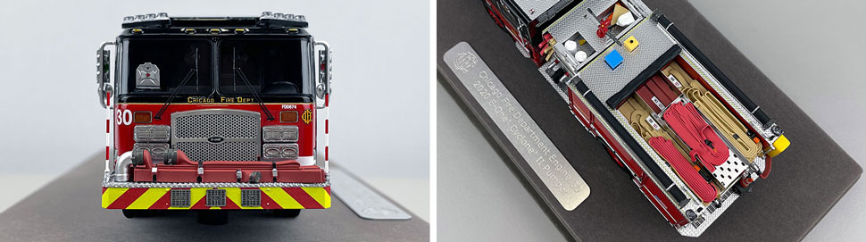 Closeup pics 1-2 of Chicago Fire Department E-One Engine 30 scale model
