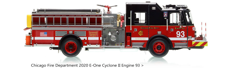 Order your Chicago E-One Cyclone II Engine 93 in 1:50 scale today!