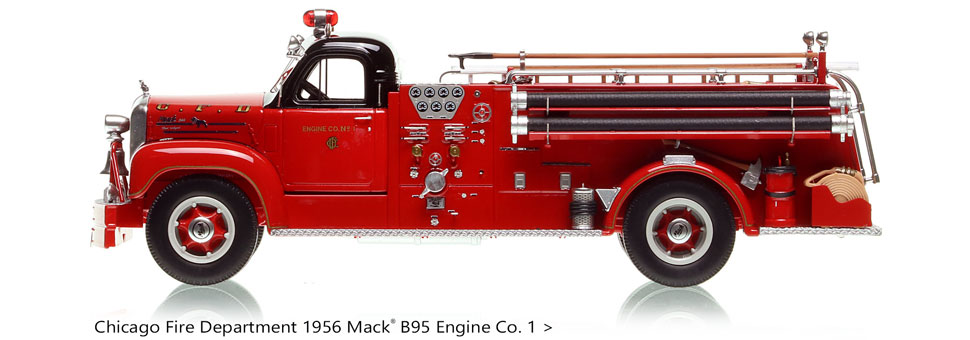 Chicago's Classic Mack B95 Pumper for Engine Company 1